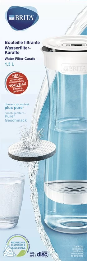 Flash-uitverkoop ???? BRITA - Fill&Serve Waterfilterkaraf - 1,3L - Wit Grafiet - Inclusief 1 MicroDisc Waterfilter ???? 6 Flash-uitverkoop ???? BRITA - Fill&Serve Waterfilterkaraf - 1,3L - Wit Grafiet - Inclusief 1 MicroDisc Waterfilter ???? - Afbeelding 6