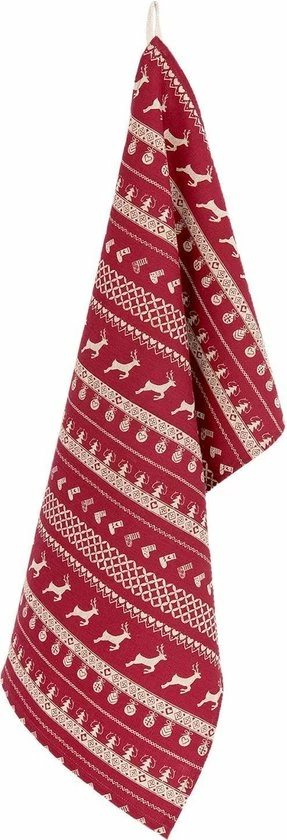 Uitgang ???? Clayre & Eef Theedoek 50x85 Cm Rood Beige Katoen Rechthoek Kerst Vaatdoek Keukendoek Schotelvod ???? 1 Uitgang ???? Clayre & Eef Theedoek 50x85 Cm Rood Beige Katoen Rechthoek Kerst Vaatdoek Keukendoek Schotelvod ????