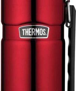 Begroting ???? Thermos King Thermosfles - 1,2 Liter - Zilverkleurig ⌛