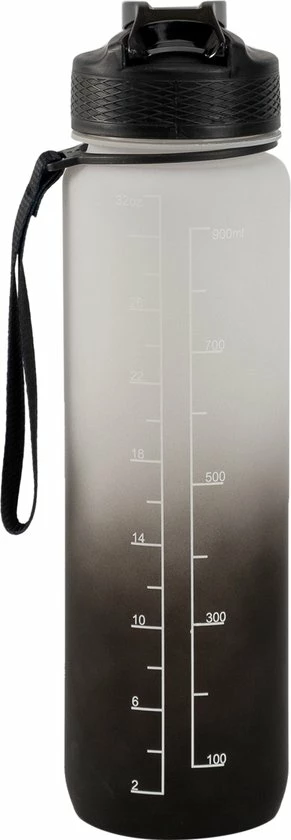 Beste Pirce ⌛ GW-Aqua Motivatie Waterfles Wit/Zwart - 1 Liter Drinkfles - BLACK FRIDAY 2022 PRIJS - Waterfles Met Rietje - Waterfles Met Tijdmarkering - BPA Vrij - Volwassenen - Kinderen ???? 5 Beste Pirce ⌛ GW-Aqua Motivatie Waterfles Wit/Zwart - 1 Liter Drinkfles - BLACK FRIDAY 2022 PRIJS - Waterfles Met Rietje - Waterfles Met Tijdmarkering - BPA Vrij - Volwassenen - Kinderen ???? - Afbeelding 5