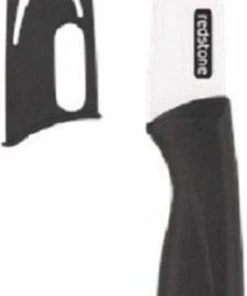 Beste deal ???? Redstone Groenten En Aardappelschilmes - Lemmet 8,5 Cm - Mes Met Beschermhoes - Wit ????