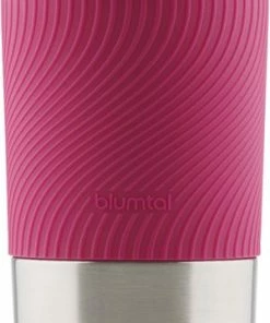 Goedkoop ???? Blumtal Thermosbeker Classic - Lekvrij, BPA-Vrij En Vaatwasserbestendig - Hoge Kwaliteit Thermosfles Met Quick-Press Sluiting - Travel Mug 500 Ml - Berry - Roze ????