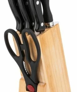 Nieuw ???? Kinghoff Messenset Messenblok Rvs - 8 Delig ????