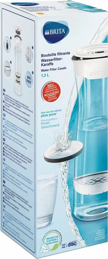 Flash-uitverkoop ???? BRITA - Fill&Serve Waterfilterkaraf - 1,3L - Wit Grafiet - Inclusief 1 MicroDisc Waterfilter ???? 15 Flash-uitverkoop ???? BRITA - Fill&Serve Waterfilterkaraf - 1,3L - Wit Grafiet - Inclusief 1 MicroDisc Waterfilter ???? - Afbeelding 15