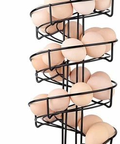 Kopen ???? Eiermand – Eierrek – Eierhouder – Eieren – 360° - Zwart - 39 Eieren - BAULK® ????