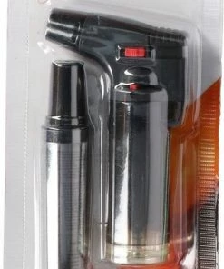 Korting ✨ Flame Classics Crème Brulee Brander / Aansteker Wind Storm / Incl. Navulling ZWART ????