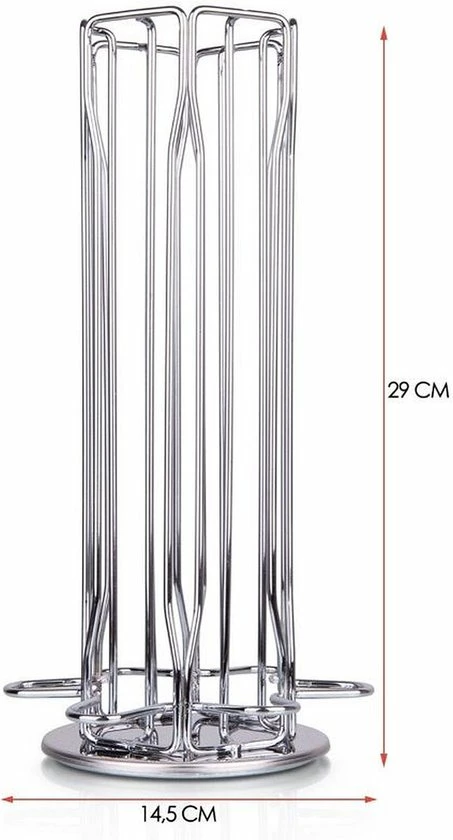 Flash-uitverkoop ???? Jay Hill Nespresso Cuphouder - RVS - 42 Stuks ???? 2 Flash-uitverkoop ???? Jay Hill Nespresso Cuphouder - RVS - 42 Stuks ???? - Afbeelding 2