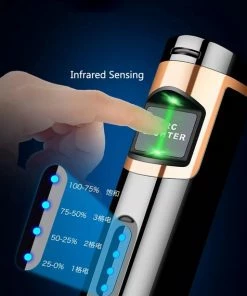 Gloednieuw ???? PLASMA - Plasma Aansteker - Oplaadbare Plasma USB Aansteker - Elektrische Aansteker - Double Laser Arc Lighter - Zwart ✨ -Bourgogne Shop 475x840