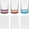 Kopen ???? Secret De Gourmet Set Van 6x Stuks Longdrink Glazen Colori 310 Ml Van Glas - Drinkglazen - Waterglazen ????