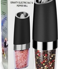 Beste recensies van ✨ RSQUAD® - Elektrische Zout Pepermolen - 1x Automatische Peper Zoutmolen - Kruidenmolen - Met Blauw LED Licht - Zwart ✔️ -Bourgogne Shop 527x840 1