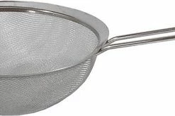 Uitgang ???? Merkloos RVS Keuken Vergieten/zeef Met Handvat 20 Cm - Keukengerei Zeef Met Draaggreep - Keuken/koken Benodigdheden - Zeven/vergieten ????