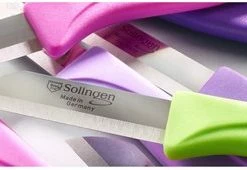 Hete verkoop ???? RÖR Solingen Schilmesje Aardappelmesje - RVS Glad - 16 Cm - Mix Kleur - 10 Stuks ???? -Bourgogne Shop 550x170