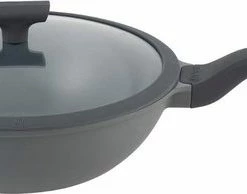 Gloednieuw ✨ Sola Wokpan Ceramica - Ø 30 Cm - Zwart - Aluminium - Antiaanbaklaag ????