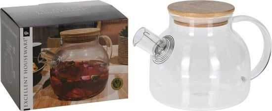 Coupon ???? Excellent Houseware Glazen Theepot 800 Ml Met Filter - Theepotten/theekannen Van Glas ???? 1 Coupon ???? Excellent Houseware Glazen Theepot 800 Ml Met Filter - Theepotten/theekannen Van Glas ????