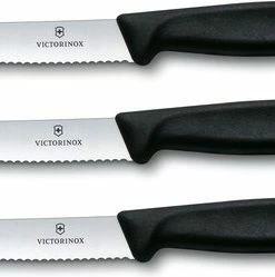 Korting ⭐ Victorinox Swiss Classic Tafelmessenset - 3-delig - RVS/zwart - Kartel ????