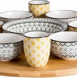 Beste Pirce ???? Cosy&Trendy Azra 14-Delig Draaischotel - Ø 40 Cm - Bamboe ????