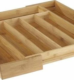 Promo ???? Haushalt HI Bestekbak Uitschuifbaar Bamboe ⭐