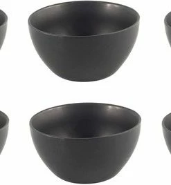 Flash-uitverkoop ???? Studio Tavola Kommen Black Tie ø 14 Cm - 6 Stuks ❤️