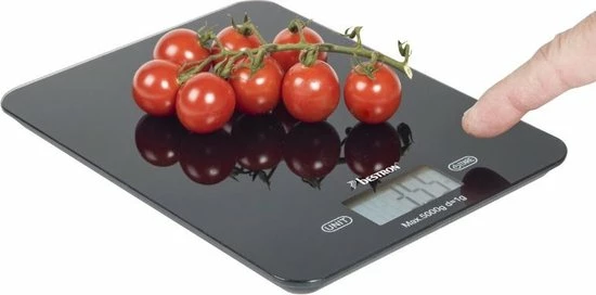Coupon ???? Bestron Digitaale Keukenweegschaal Met LCD-display, Voor Tot 5 Kg, Inclusief Batterijen, Kleur: Zwart ✔️ 6 Coupon ???? Bestron Digitaale Keukenweegschaal Met LCD-display, Voor Tot 5 Kg, Inclusief Batterijen, Kleur: Zwart ✔️ - Afbeelding 6