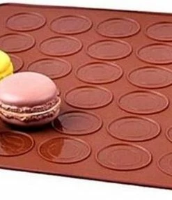 Beste Verkoop ???? Saaf Macarons Bakmat - Macaron Bakvorm - 30 Stuks Per Mat - 29*25cm - Siliconen ⭐