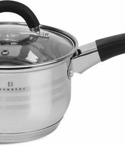 Top 10 ???? EDENBERG Edënbërg Classic Line - Luxe Pannenset - RVS - 10 Delig - Sandwichbodem ???? -Bourgogne Shop 550x289 1