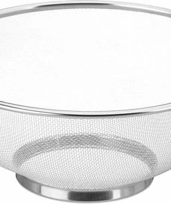 Hete verkoop ???? Relaxdays Vergiet Rvs - Zeef 26 Cm - Fijnmazige Keuken-vergiet - Keukengerei ????