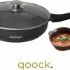 Gloednieuw ???? PT Cooking® | Hapjespan Inclusief Deksel | 28cm | DADF28| Alle Warmtebronnen ????