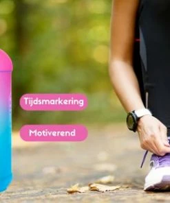 Goedkoop ???? Quality Needz - Waterfles - Drinkfles Met Rietje - Stevig Handvat - 2 Liter - Sportfles - Waterfles Met Tijdmarkeringen - Water Bottle - Waterfles Met Rietje ???? -Bourgogne Shop 550x310 3