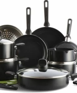 Begroting ???? GreenPan Memphis Keramische Pannenset - 20 Stuks - Zwart ????