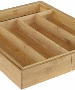 Promo ???? Haushalt HI Bestekbak Uitschuifbaar Bamboe ⭐ -Bourgogne Shop 550x319 2