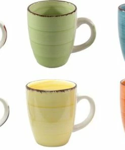 Beste Verkoop ???? Merkloos Koffiebeker - Uni - Assorti 6 Stuks ????