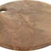 Beste Pirce ???? J-Line Snijplank Hout - Ronde Snijplank – Duurzaam Materiaal - 30x30x1.5 Cm – Mangohout ✔️