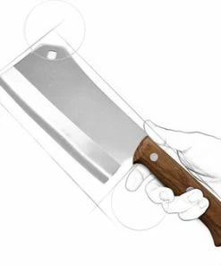 Beste Pirce ???? Discountershop Hakmes 33 Cm Heavy Duty Hakmes 470 Gram - Koksmes- Vleesmes - RVS Keukenbijl Slagersmes Voor Het Hakken Van Botten Stevig Keukenmes ???? -Bourgogne Shop 550x337