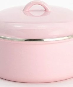 Begroting ???? Lite-Body Pannenset - 3-delig - 2 Kookpannen & 1 Steelpan - Emaille - Serafijn Roze ???? -Bourgogne Shop 550x341