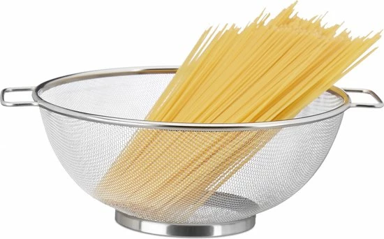 Hete verkoop ???? Relaxdays Vergiet Rvs - Zeef 26 Cm - Fijnmazige Keuken-vergiet - Keukengerei ???? 4 Hete verkoop ???? Relaxdays Vergiet Rvs - Zeef 26 Cm - Fijnmazige Keuken-vergiet - Keukengerei ???? - Afbeelding 4