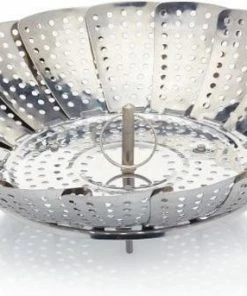 Aanbiedingen ???? KitchenCraft Verstelbaar RVS Stoommandje - 23 Cm - Kitchen Craft ✨