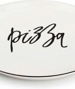 Flash-uitverkoop ???? Merk Pizzaborden 2 Delige Set - Diameter 31cm - Wit Porselein ???? -Bourgogne Shop 550x344