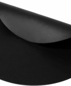 Promo ???? Jay Hill Placemats Leer - Zwart - ø 38 Cm - 6 Stuks ????