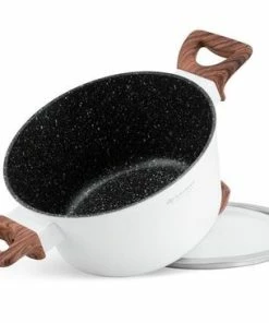 Beste Verkoop ⌛ EDENBERG Edënbërg White Line -15-delige Luxe Pannenset Van Gesmeed Aluminium ???? -Bourgogne Shop 550x366 36