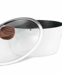 Beste Verkoop ⌛ EDENBERG Edënbërg White Line -15-delige Luxe Pannenset Van Gesmeed Aluminium ???? -Bourgogne Shop 550x366 39