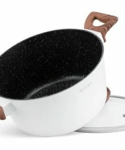 Beste Verkoop ⌛ EDENBERG Edënbërg White Line -15-delige Luxe Pannenset Van Gesmeed Aluminium ???? -Bourgogne Shop 550x366 40