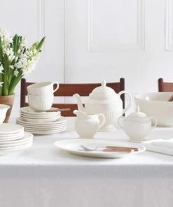 Korting ???? Wedgwood Edme Dinerbord - Ø26 Cm - Wit ???? -Bourgogne Shop 550x366 76