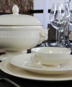 Korting ???? Wedgwood Edme Dinerbord - Ø26 Cm - Wit ???? -Bourgogne Shop 550x366 78