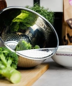 Top 10 ???? Reishunger Rijstzeef Uit Roestvrij Staal - Vergiet Voor Het Wassen Van Rijst En Groenten - Met Anti-slip Siliconen Bodem ✨ -Bourgogne Shop 550x366 80