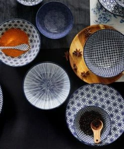 Gloednieuw ???? Tokyo Design Studio Nippon Blue Sushiserviesset - Porselein - 6 Delig - 2 Persoons ???? -Bourgogne Shop 550x375 3