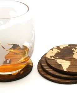 Begroting ???? Whisiskey Wereldkaart Onderzetters - Whisky Onderzetter - Onderzetters Voor Glazen - Coasters - Onderzetters Design - Whiskey Glazen - Cadeau Voor Man & Vrouw - Cadeau Voor Mannen En Vrouwen ???? -Bourgogne Shop 550x379 4