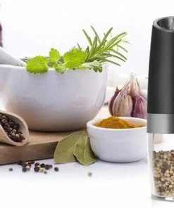 Beste recensies van ✨ RSQUAD® - Elektrische Zout Pepermolen - 1x Automatische Peper Zoutmolen - Kruidenmolen - Met Blauw LED Licht - Zwart ✔️ -Bourgogne Shop 550x387 2