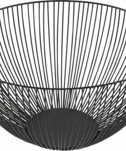 Korting ???? Point-Virgule - Wire - Fruitschaal - Fruitmand - Metaal - Zwart ø 25 Cm H 14cm ????
