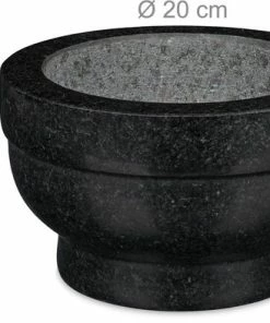 Uitgang ???? Relaxdays Vijzel En Stamper Graniet - Kruidenstamper - Kruiden Vermaler - Mortier - 1 L ✔️ -Bourgogne Shop 550x393 1