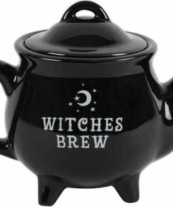 Begroting ???? Something Different Witches Brew Collectie - Theepot Witches Brew - Ceramic Zwart - ????